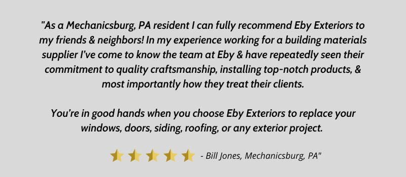 Eby Exteriors home contractor review